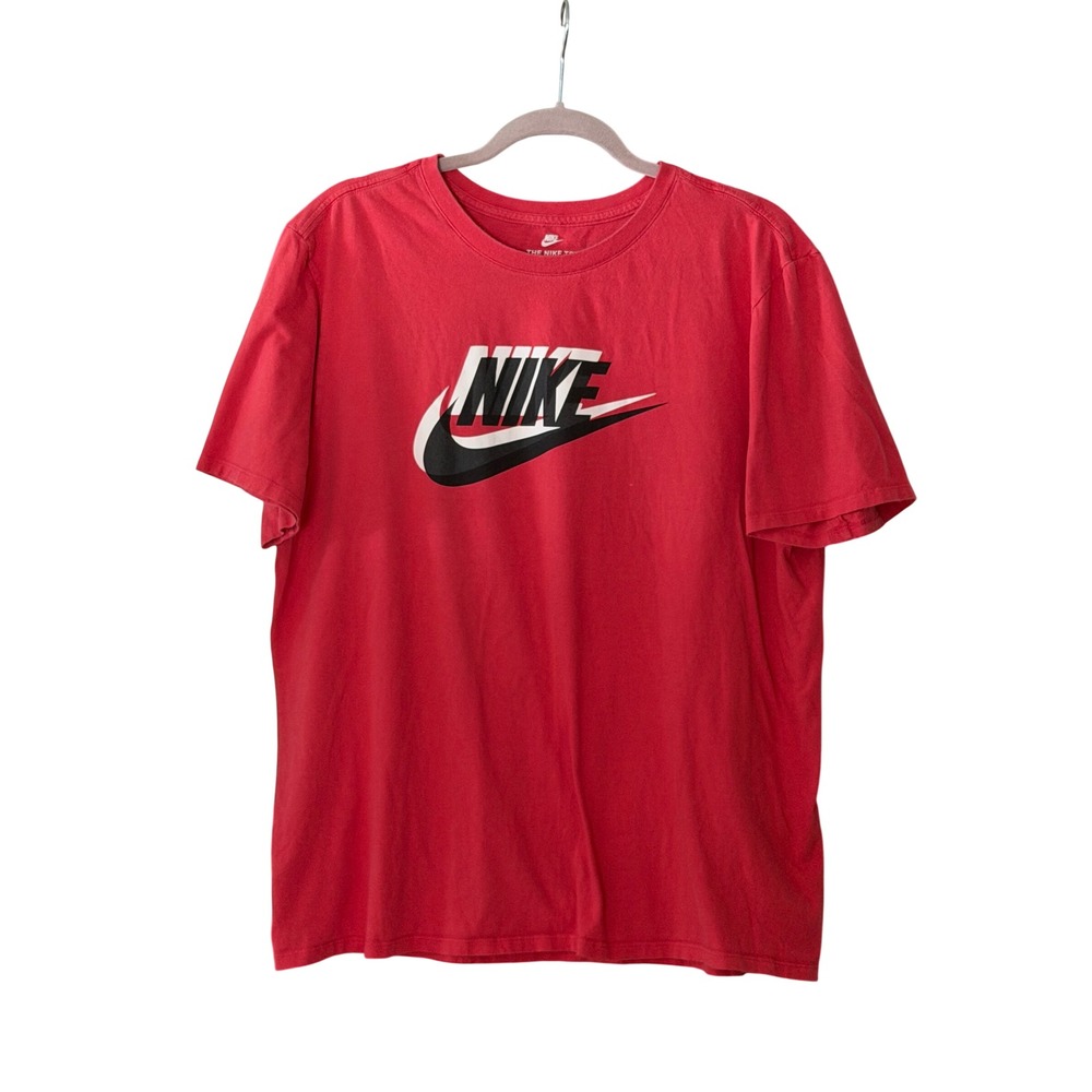 Nike Men's XL Coral Short Sleeve Nike Swoop Logo T-shirt | SKU 1080